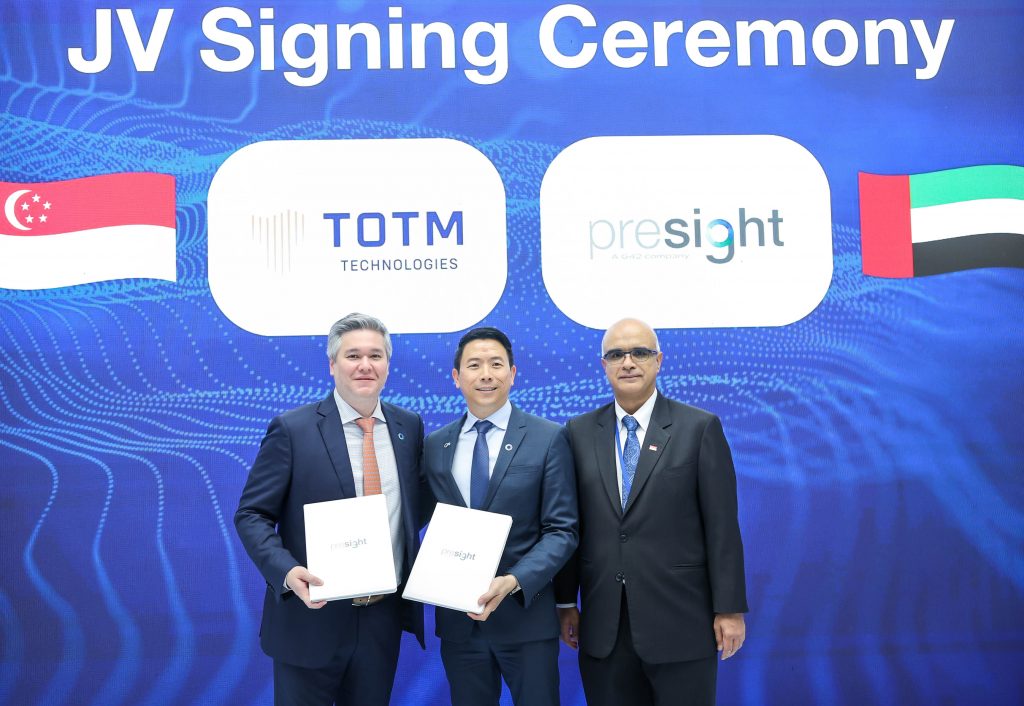 PRESIGHT AND TOTM TECHNOLOGIES FORGE JOINT VENTURE